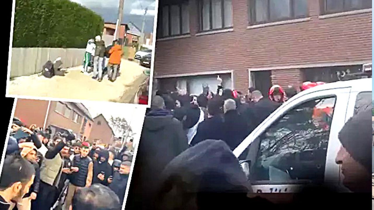 Hainler karanlığı fırsat bildi! Belçika’da PKK yandaşları, Türklerin dükkanlarını hedef aldı - 1. Resim