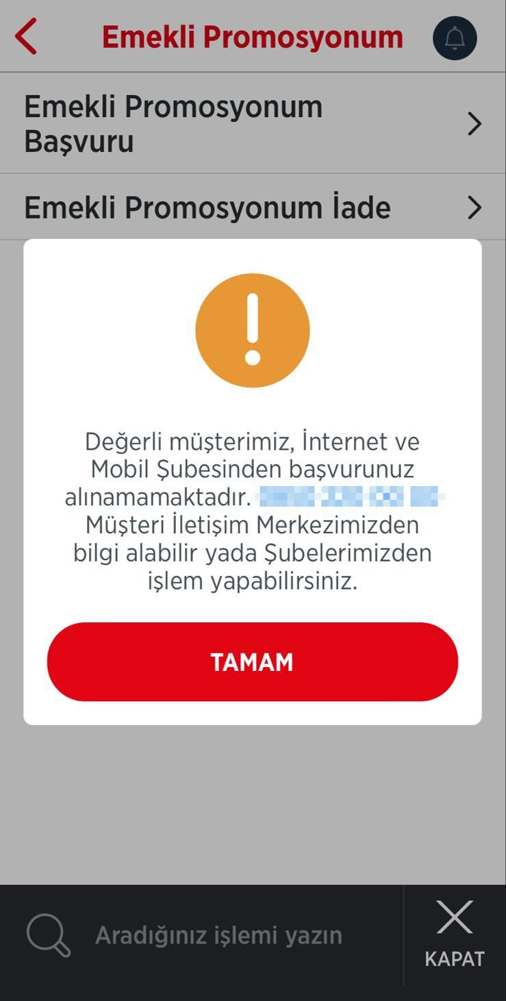 Promosyon başvurusu yapan emeklilere banka engeli Promosyon başvurusu yapan emeklilere banka engeli - 2. Resim