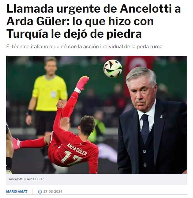 Arda Güler'i izleyen Carlo Ancelotti hızını alamadı telefona sarıldı! Avrupa devleri Real Madrid'in kapısına dayanmıştı - 3. Resim