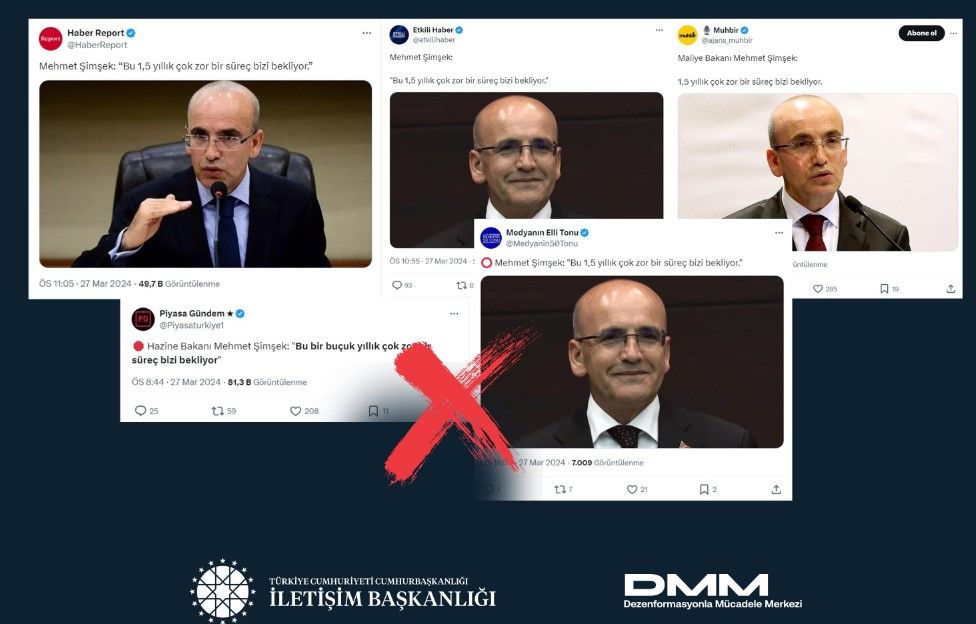 Bakan Şimşek '1,5 yıllık çok zor bir süreç bizi bekliyor' dedi mi? DMM'den yalanlama geldi - 1. Resim