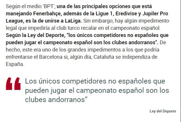 İş iyice ciddiye bindi! Süper Lig'den çekilip La Liga'da oynamayı düşünen Fenerbahçe'ye ilk cevap! - 2. Resim