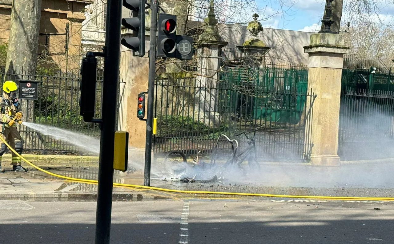 Buckingham Sarayı önünde korkutan patlama - 1. Resim