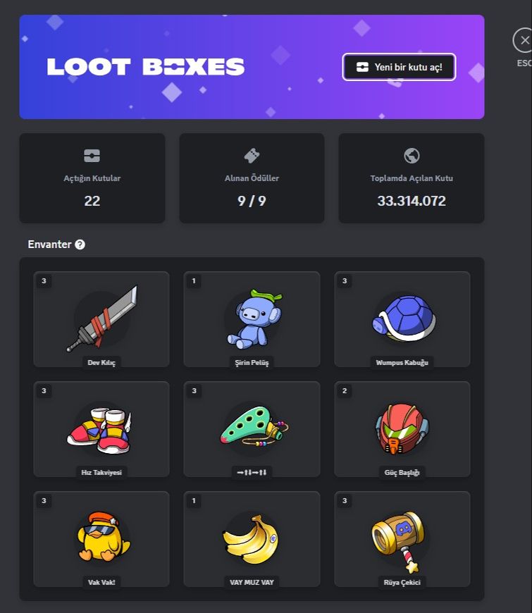 Discord, 'Ganimet Kutuları'nı duyuruldu! Discord Loot Boxes etkinliği nedir? - 1. Resim
