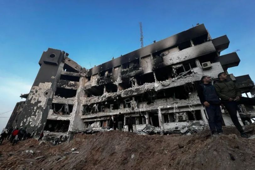 İsrail, Şifa Hastanesi'nden çekildi: Arkasında yıkım ve ölüm kaldı - 3. Resim