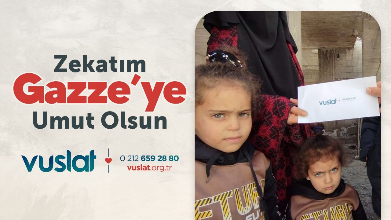Zekatım Gazze'ye umut olsun