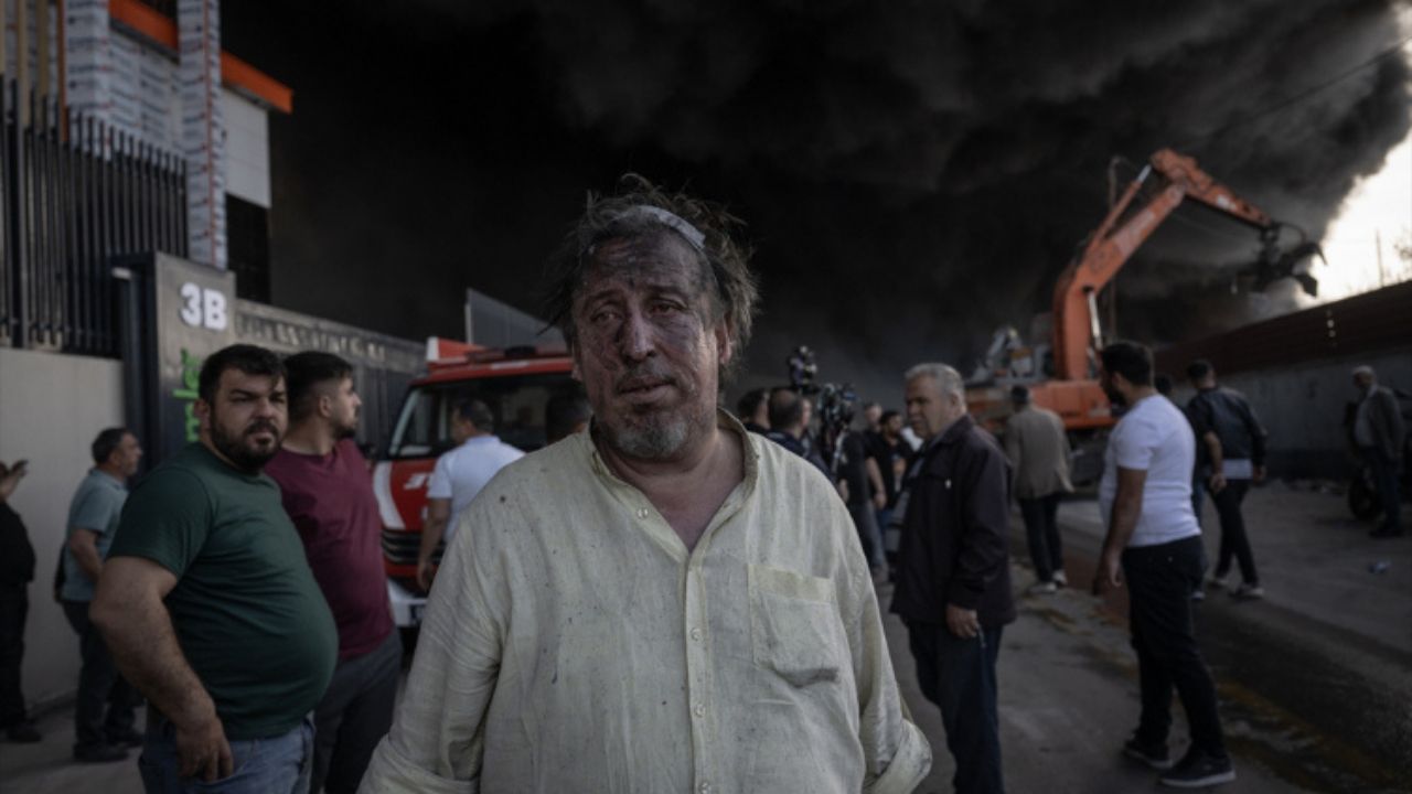 Ankara İvedikköy Mahallesinde yangın devam ediyor - 1. Resim