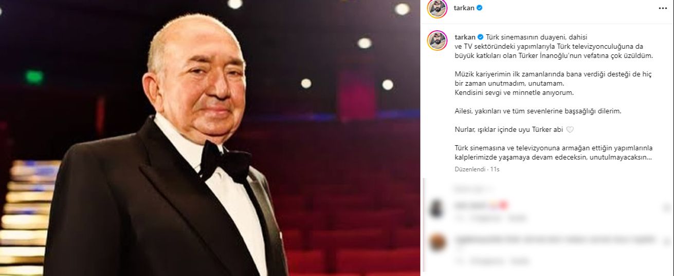 Ünlü isimlerden Türker İnanoğlu’nun vefatının ardından başsağlığı mesajları Ünlü isimlerden Türker İnanoğlu’nun vefatının ardından başsağlığı mesajları - 4. Resim