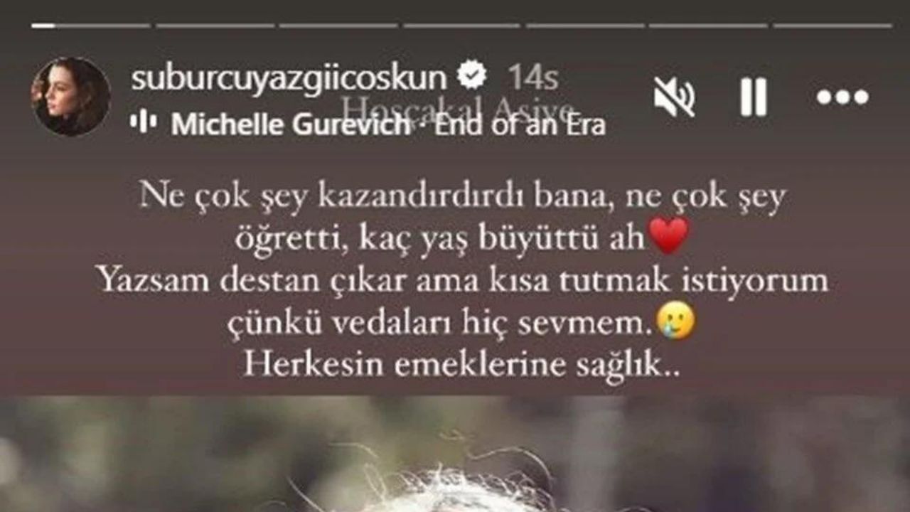 Kardeşlerim dizisindeki Asiye karakteri öldü Su Burcu Yazgı Coşkun