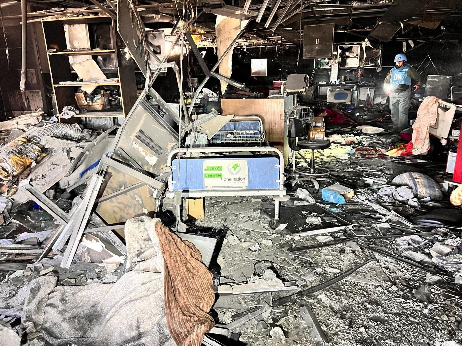 İsrail defalarca bombalamıştı! DSÖ Şifa Hastanesi'nin son halini paylaştı İsrail defalarca bombalamıştı! DSÖ Şifa Hastanesi'nin son halini paylaştı - 1. Resim