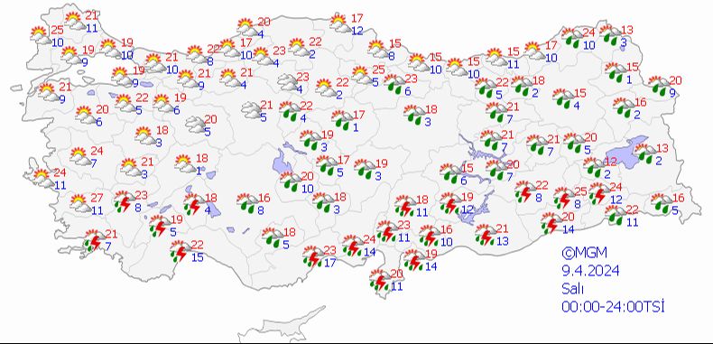 Meteoroloji'den sağanak uyarısı! Sıcaklıklar düşüyor... İşte il il hava durumu - 3. Resim