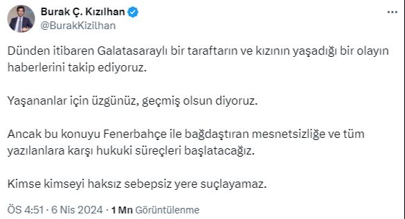 Sonunda korkulan oldu! Galatasaraylı o isme ve 13 yaşındaki kızına Fenerbahçeliler saldırdı! Sonunda korkulan oldu! Galatasaraylı o isme ve 13 yaşındaki kızına Fenerbahçeliler saldırdı! - 3. Resim