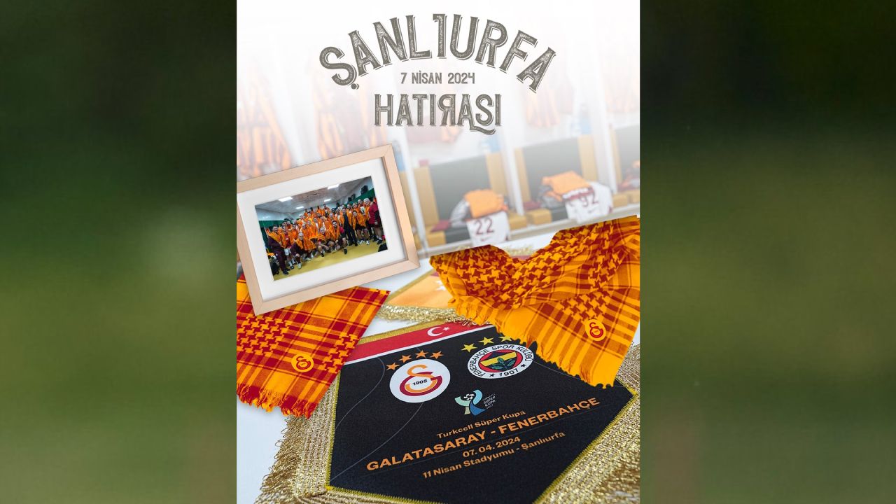 Galatasaray'dan poşu sürprizi! Süper Kupa maçına damga vurmuştu Galatasaray'dan poşu sürprizi! Süper Kupa maçına damga vurmuştu - 1. Resim