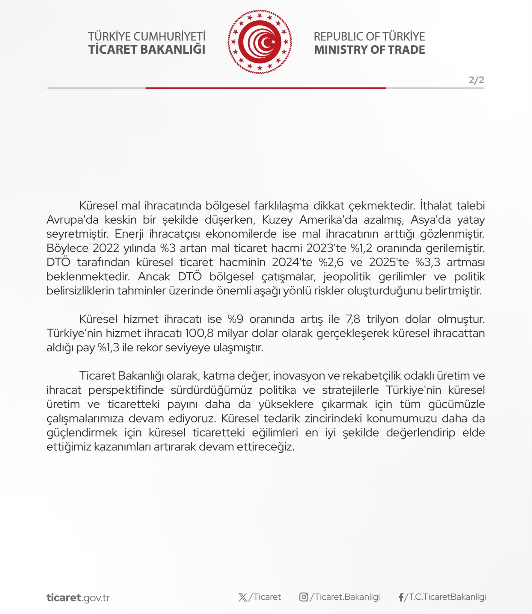 Türkiye'den ihracatta çifte rekor! Cumhuriyet tarihinde zirveyi kaptı Türkiye'den dünya ihracatında çifte rekor! Cumhuriyet tarihinde zirveyi kaptı - 3. Resim