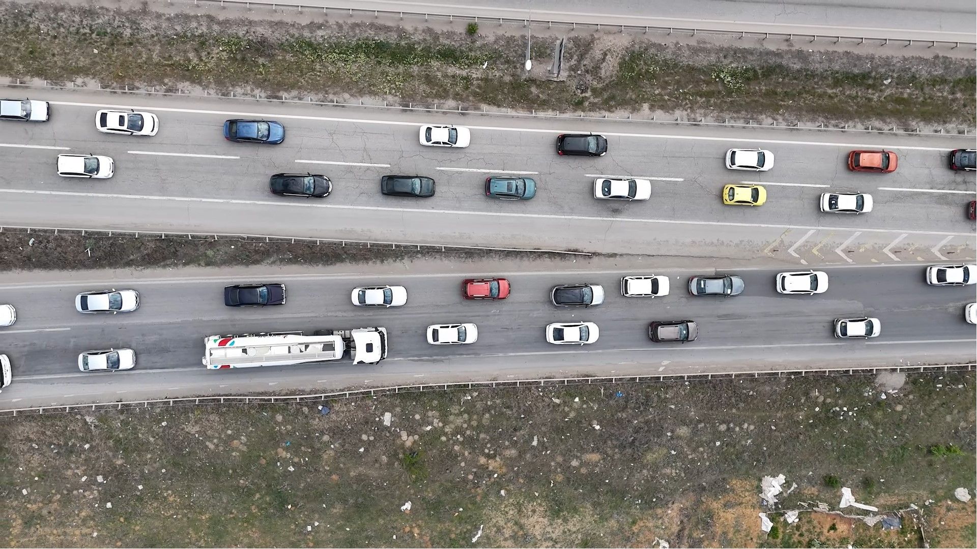 43 ilin kavşağında hafta sonu provası! Akın akın dönüyorlar - 2. Resim