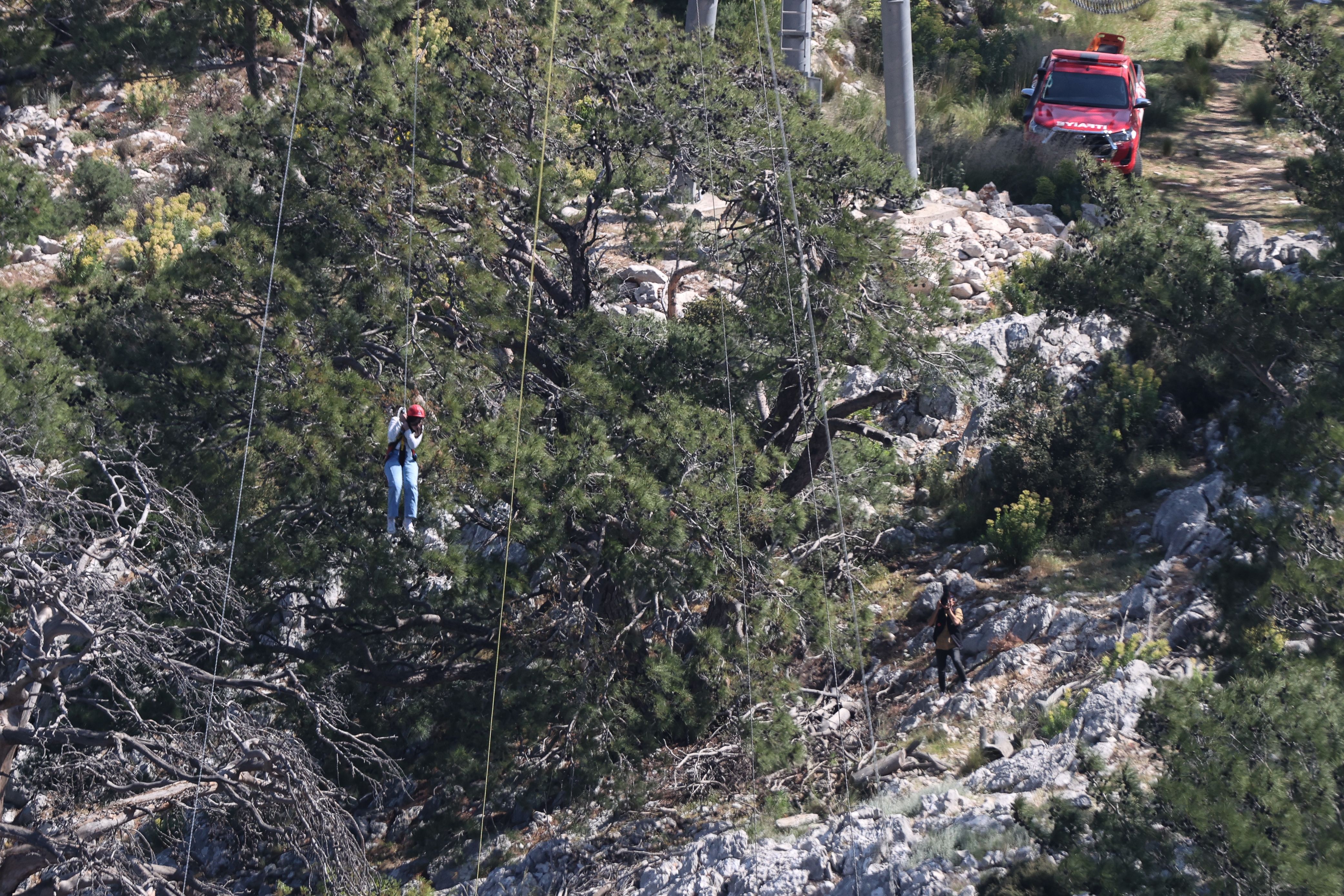 Antalya'da teleferik faciası: Manzarayı izlerken kaza anını böyle kaydetti! - 2. Resim