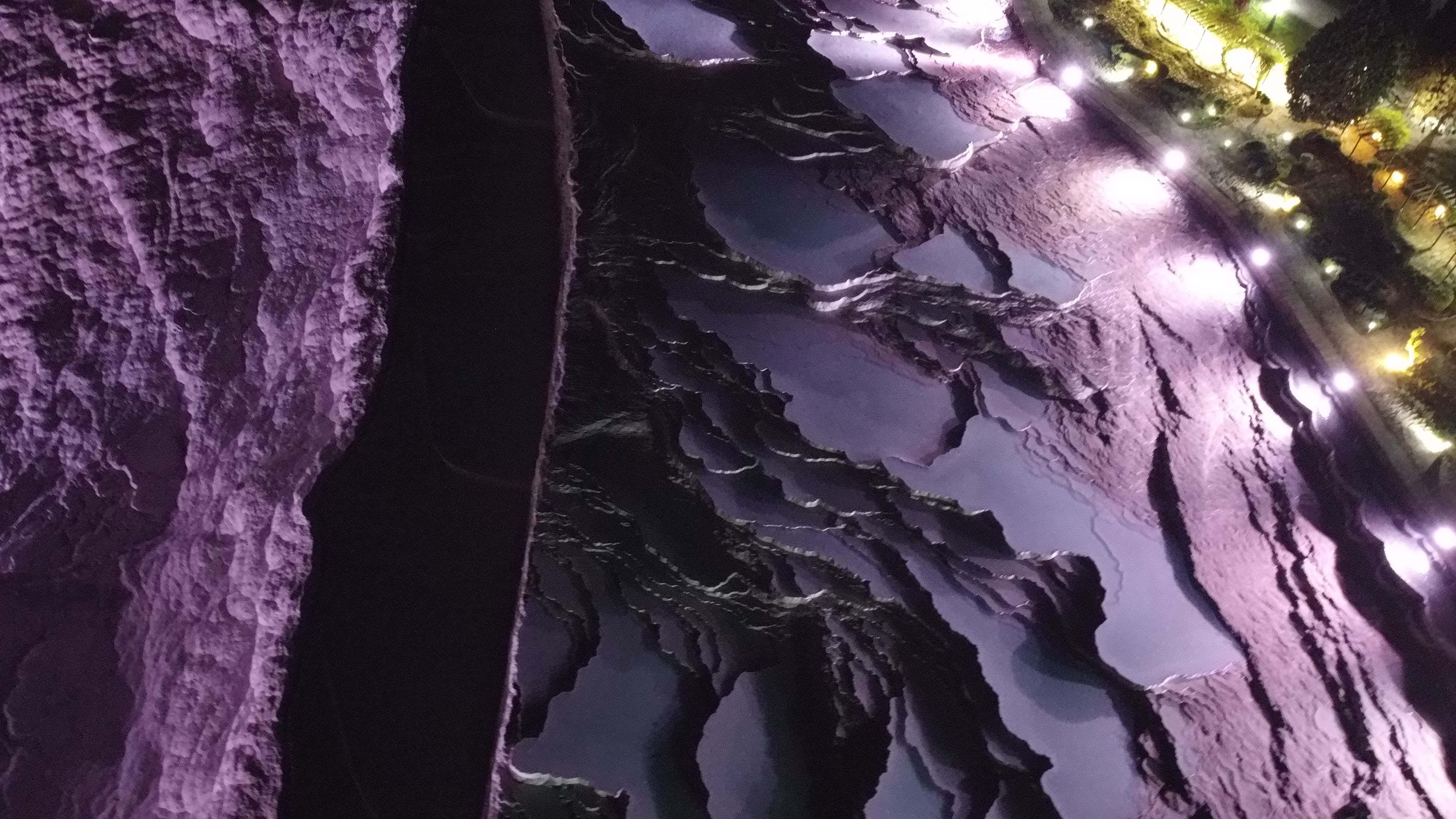 Pamukkale travertenleri renklendi! Artık gece de ziyaret edilebilecek Pamukkale travertenleri renklendi! Artık gece de ziyaret edilebilecek - 7. Resim