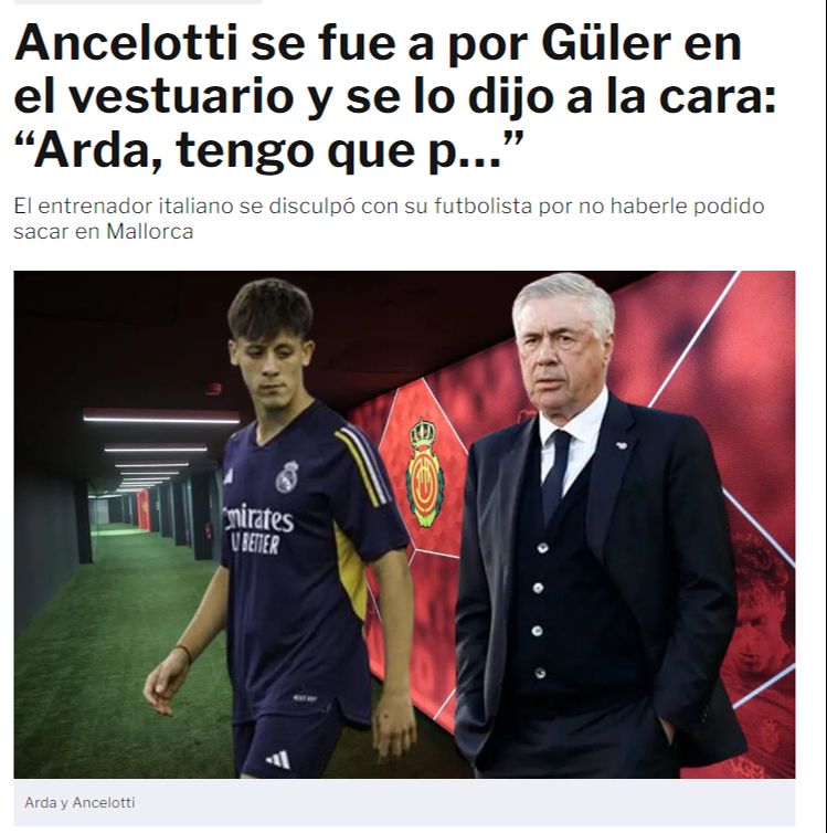 Ayıp ettin Ancelotti! Arda Güler'in sabrı doldu taştı! Real Madrid hayal kırıklığına dönüşüyor Ayıp ettin Ancelotti! Arda Güler'in sabrı doldu taştı! Real Madrid hayal kırıklığına dönüşüyor - 2. Resim