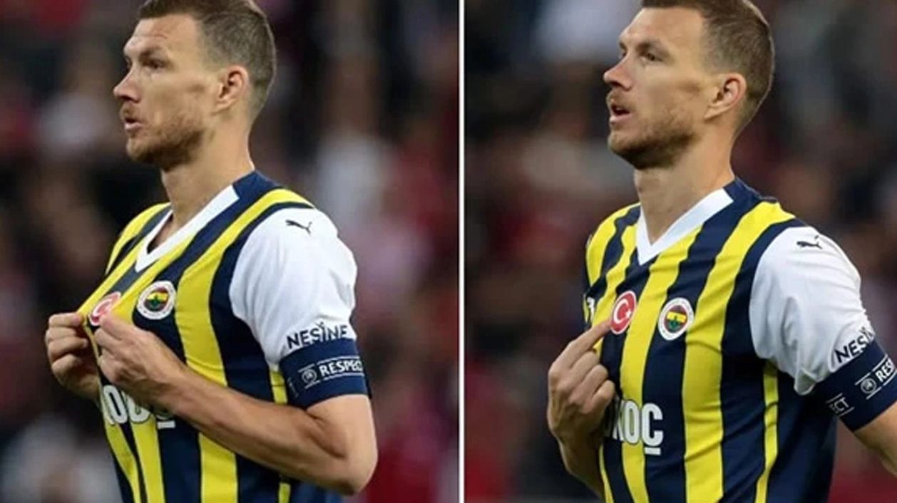 Fenerbahçeli Edin Dzeko'ya sabotaj girişimi! Türk bayrağını görüp çıldıran Olympiakos Dzeko'ya sarı-lacivertliler sahip çıktı Fenerbahçeli Edin Dzeko'ya sabotaj girişimi! Türk bayrağını görüp kuduran Olympiakos taraftarına, sarı-lacivertliler sahip çıktı - 1. Resim