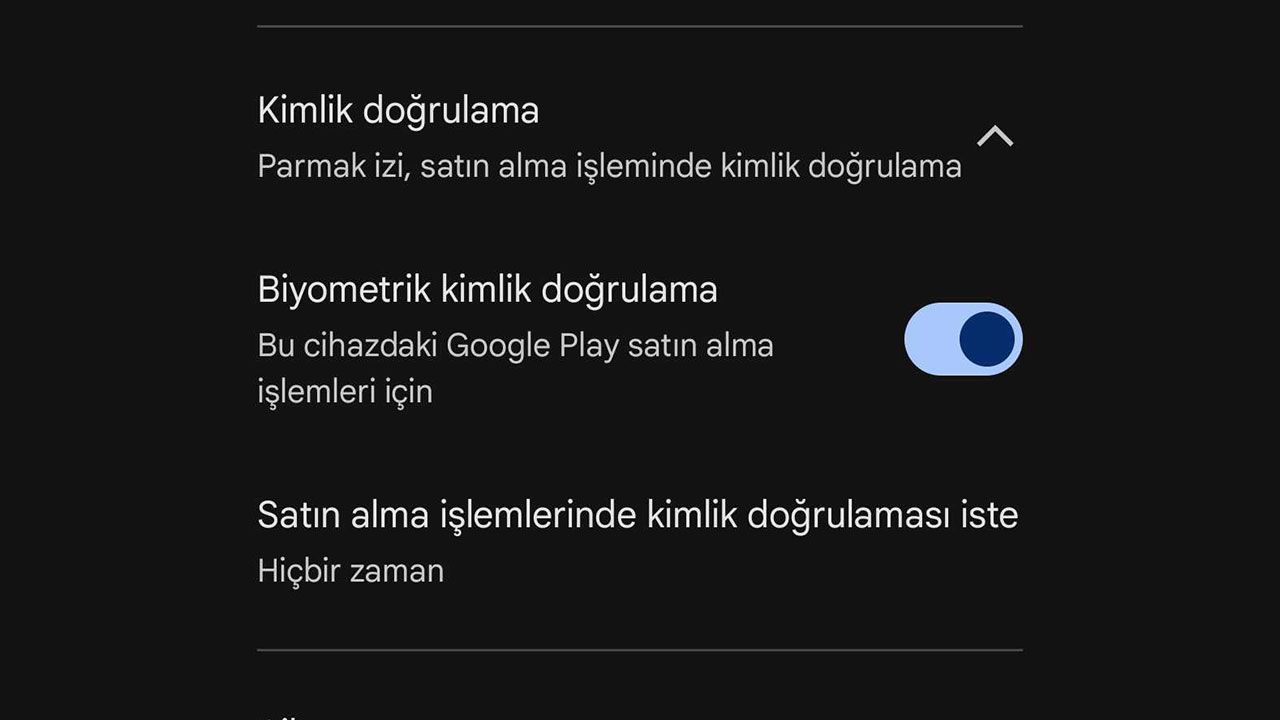 Google Play, biyometrik doğrulama ile satın alma güvenliğini güçlendiriyor Google Play, biyometrik doğrulama ile satın alma güvenliğini güçlendiriyor - 2. Resim