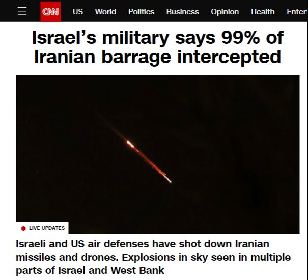 İran'ın İsrail saldırıları dış basın manşetlerinde - 3. Resim