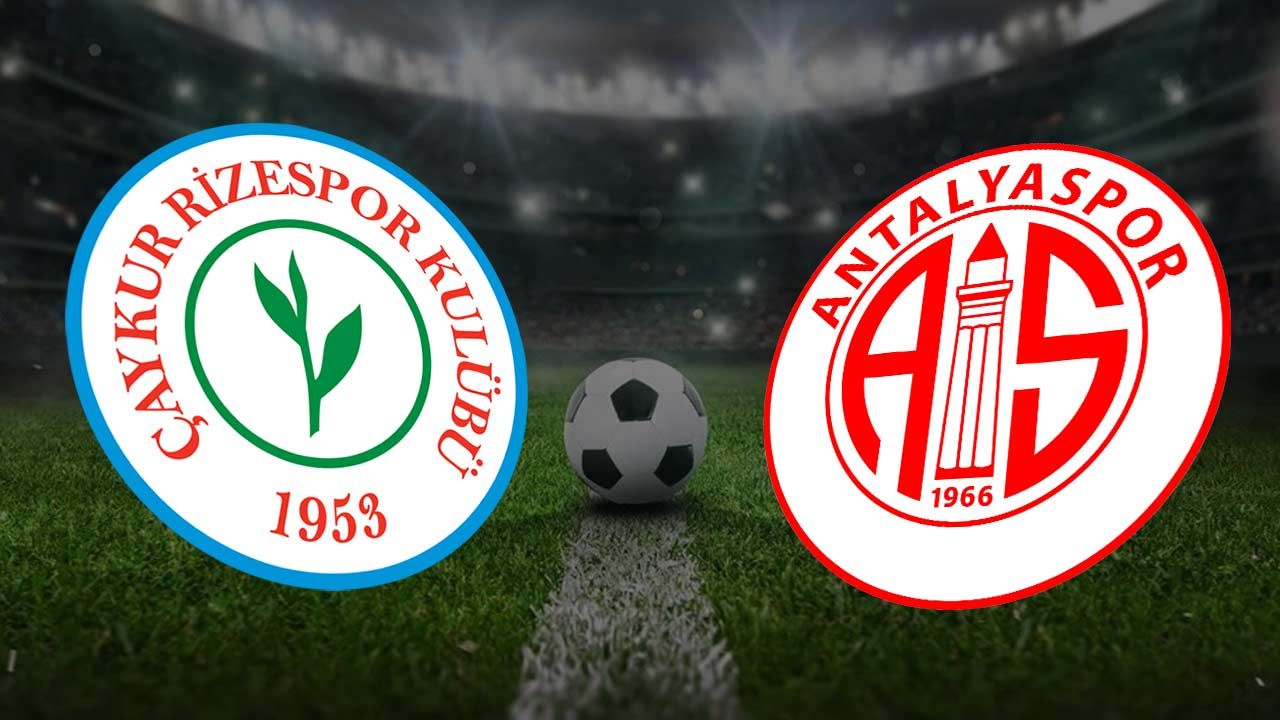 Süper Lig&#039;de Rizespor, Antalyaspor&#039;u 3-0 mağlup etti