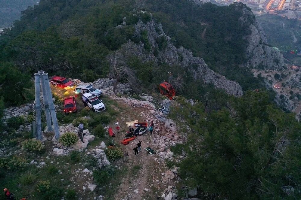 Antalya'daki teleferik faciasında yeni gelişme! Polis tesise girişleri kapattı Antalya'daki teleferik faciasında yeni gelişme! Polis tesise girişleri kapattı - 2. Resim