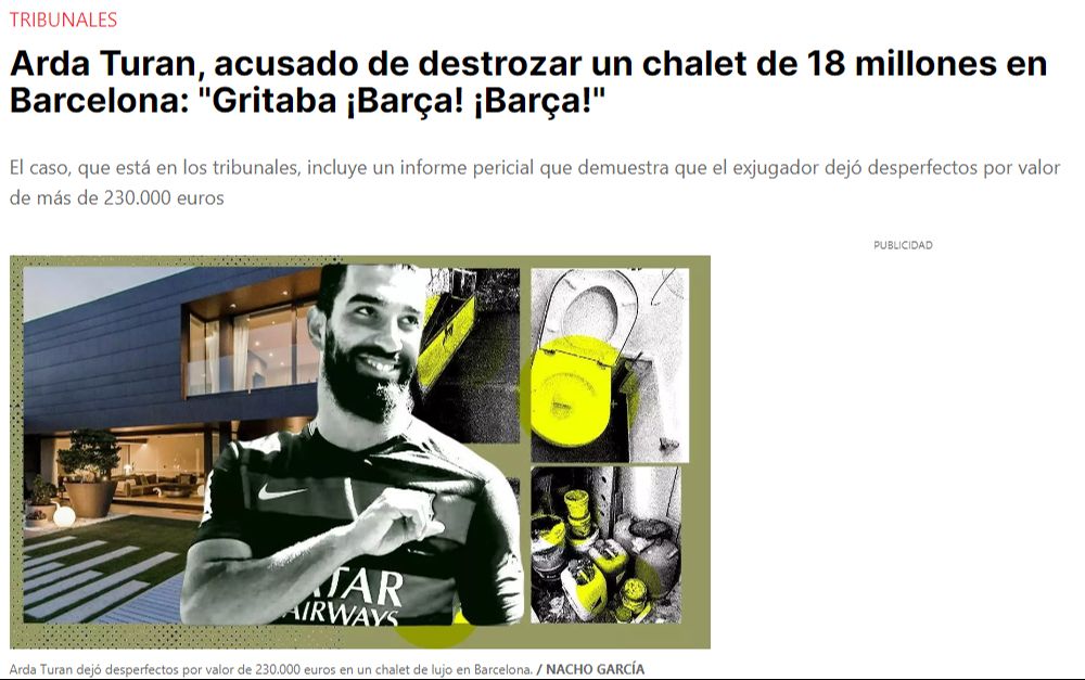 Arda Turan'dan şikayetçi oldular! Akıllara zarar iddialar:  Arda Turan'dan şikayetçi oldular! Akıllara zarar iddialar: