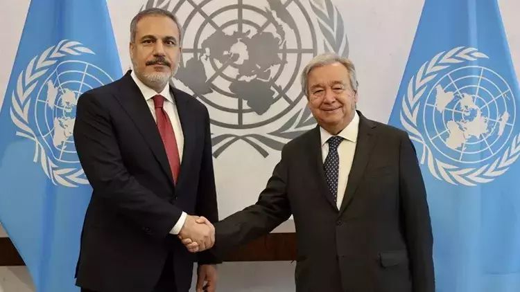 Bakan Fidan'dan diplomasi trafiği! BM Genel Sekreteri Guterres ve ABD'li Müsteşar Vekili ile görüştü Bakan Fidan'dan diplomasi trafiği! BM Genel Sekreteri Guterres ve ABD'li Müsteşar ile görüştü - 1. Resim