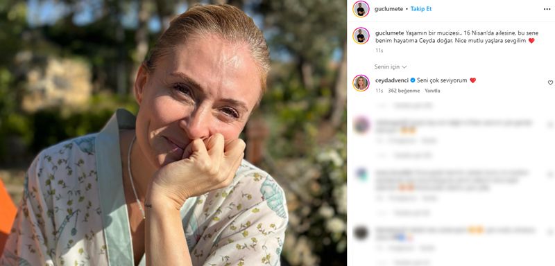 Güçlü Mete'den Ceyda Düvenci'ye doğum günü kutlaması! İlk kez paylaştı Güçlü Mete'den Ceyda Düvenci'ye doğum günü kutlaması! İlk kez paylaştı - 2. Resim