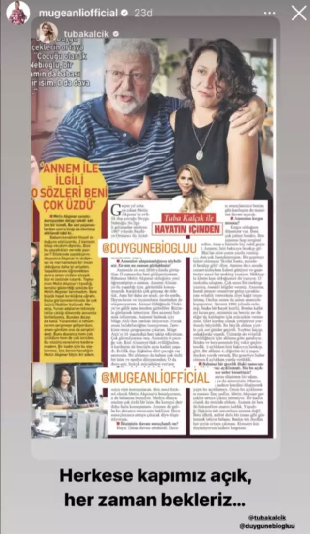 Metin Akpınar’ın kızı Duygu Nebioğlu, Müge Anlı’dan yardım istedi! Ünlü sunucudan cevap var… - 3. Resim