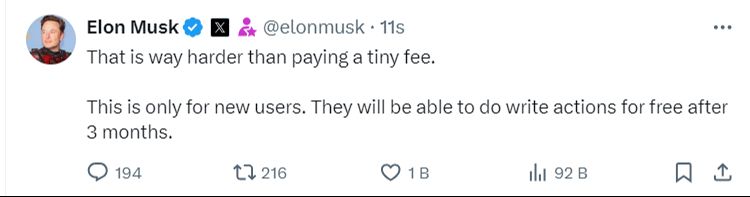 X, platforma yeni kaydolan kullanıcılar için paylaşım ücreti almayı planlıyor - 3. Resim