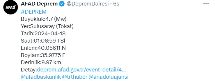 18 nisan Tokat Sulusaray, Artova ve Yeşilyurt ilçelerinde okullar tatil 18 nisan Tokat'ın Sulusaray, Artova ve Yeşilyurt ilçelerinde bugün okullar tatil - 1. Resim