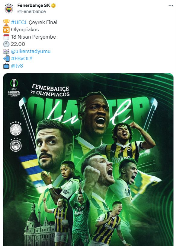 Avrupa'ya 'ya tamam ya devam' maçı! Fenerbahçe- Olympiakos canlı anlatım | Blog - 2. Resim