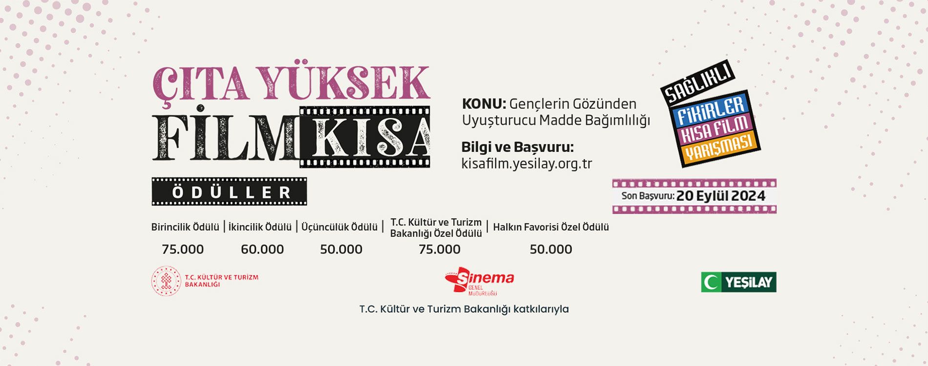 &Ccedil;ıta y&uuml;ksek film kısa! Yeşilay yarışmasının teması 