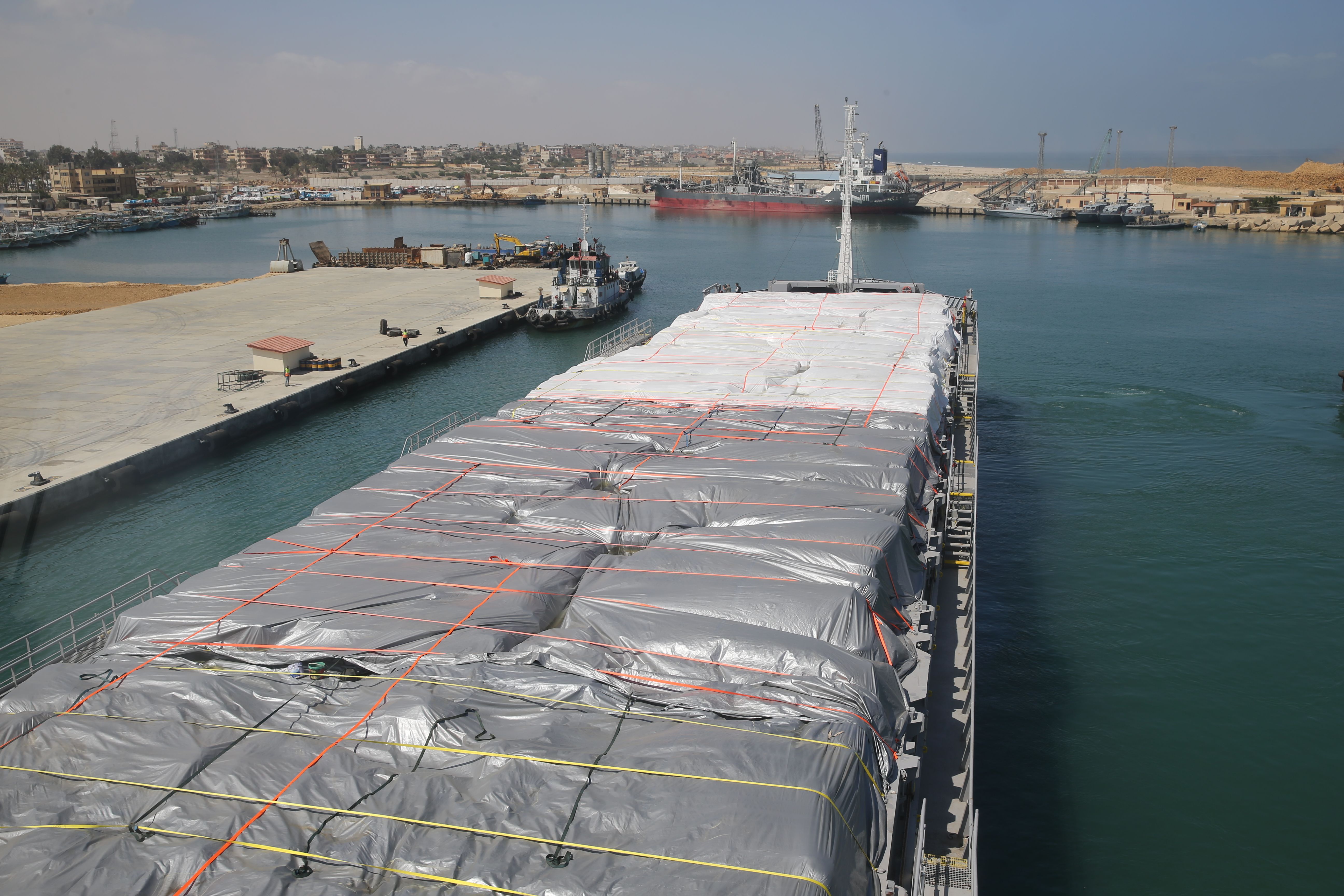 Türkiye'den Gazze'ye yardım eli: '9. İyilik Gemisi' Mısır'da - 2. Resim