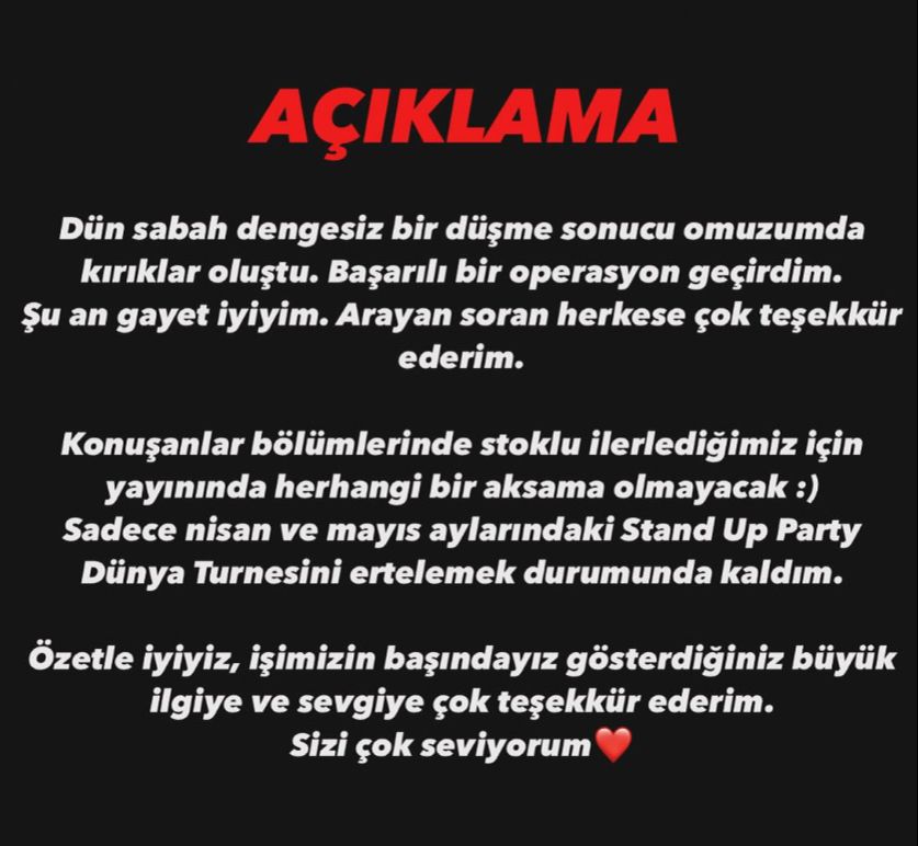 Komedyen Hasan Can Kaya’dan kötü haber! Acil ameliyata alındı Komedyen Hasan Can Kaya’dan kötü haber! Acil ameliyata alındı - 2. Resim