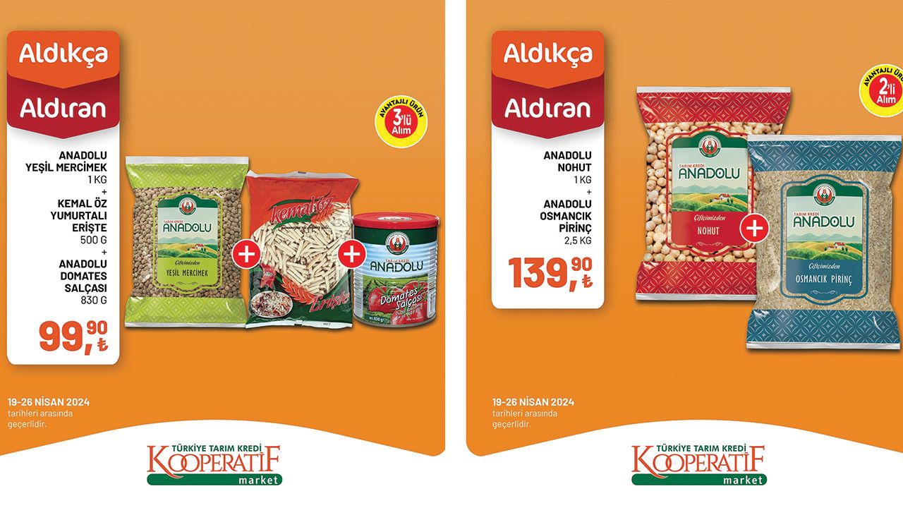 Tarım Kredi marketlerinde nisan indirimleri başladı Mutfağınıza ucuzluk geliyor! Tarım Kredi Kooperatif Market'te nisan ayı indirimleri başladı - 4. Resim