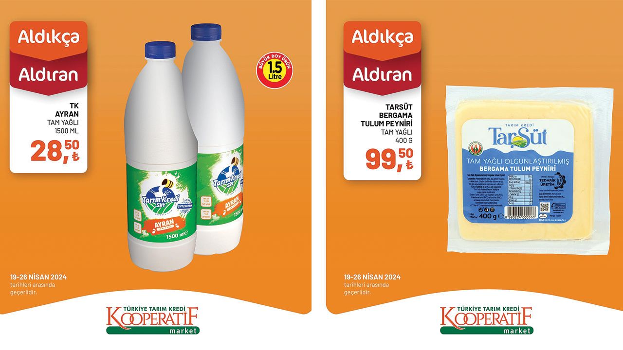 Tarım Kredi marketlerinde nisan indirimleri başladı Mutfağınıza ucuzluk geliyor! Tarım Kredi Kooperatif Market'te nisan ayı indirimleri başladı - 12. Resim