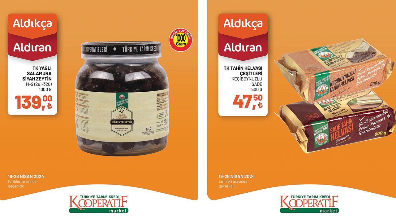 Tarım Kredi marketlerinde nisan indirimleri başladı Mutfağınıza ucuzluk geliyor! Tarım Kredi Kooperatif Market'te nisan ayı indirimleri başladı - 8. Resim