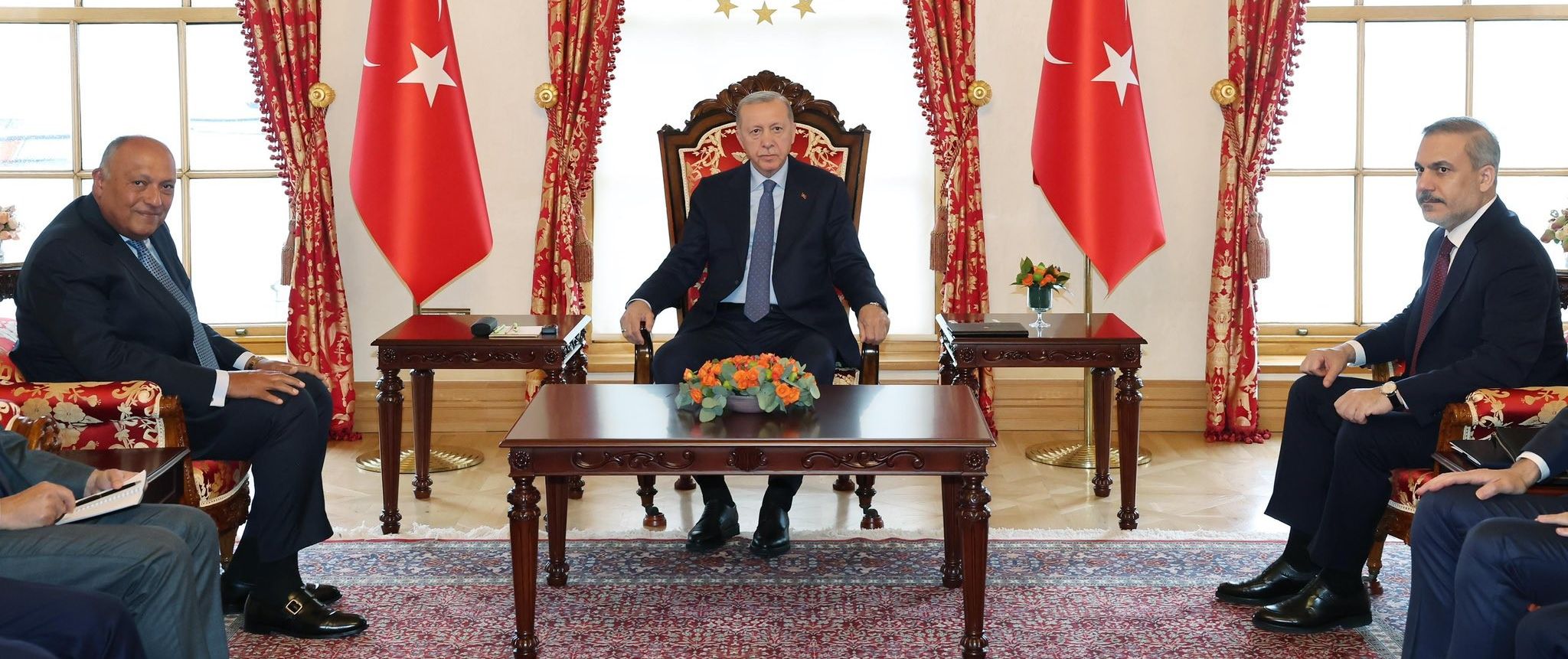 Erdoğan, Heniyye ve Şukri ile görüştü! 'İran ile gerilim İsrail'e yaramasın' - 1. Resim