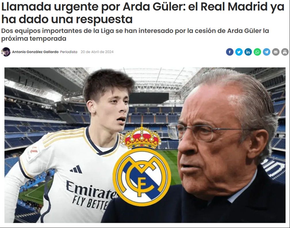 Git artık Arda! Real Madrid'deki geleceği yılan hikayesine dönen Arda Güler'in yeni takımı belli oldu! Duyurdular Git artık Arda! Real Madrid'deki geleceği yılan hikayesine dönen Arda Güler'in yeni takımı belli oldu! Duyurdular - 1. Resim