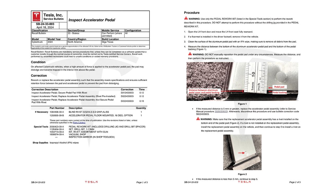 Tesla, 4bin Cybertruck otomobilini geri çağırıyor! - 1. Resim