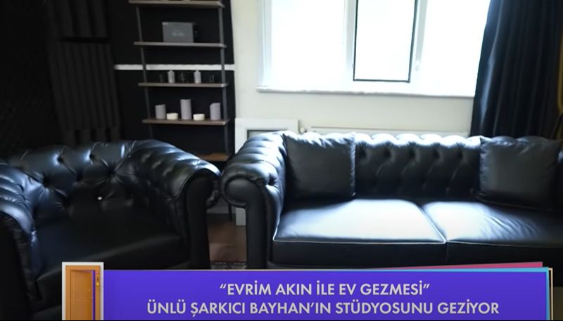 Evrim Akın, Popstar Bayhan’ın evini gezdi! Neredeyse her odası siyah - 5. Resim
