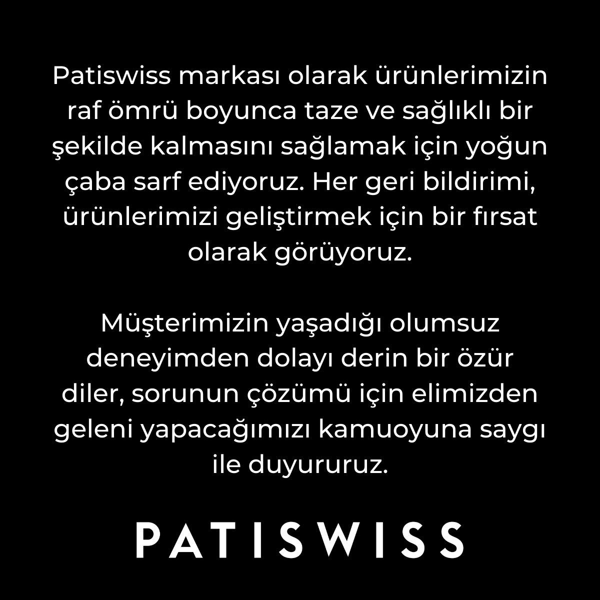 Küflü çikolata tartışması büyüyor! Patiswiss'ten resmi açıklama geldi, ürünler marketlerden kaldırılıyor Küflü çikolata tartışması büyüyor! Patiswiss'ten resmi açıklama geldi, ürünler marketlerden kaldırılıyor - 1. Resim