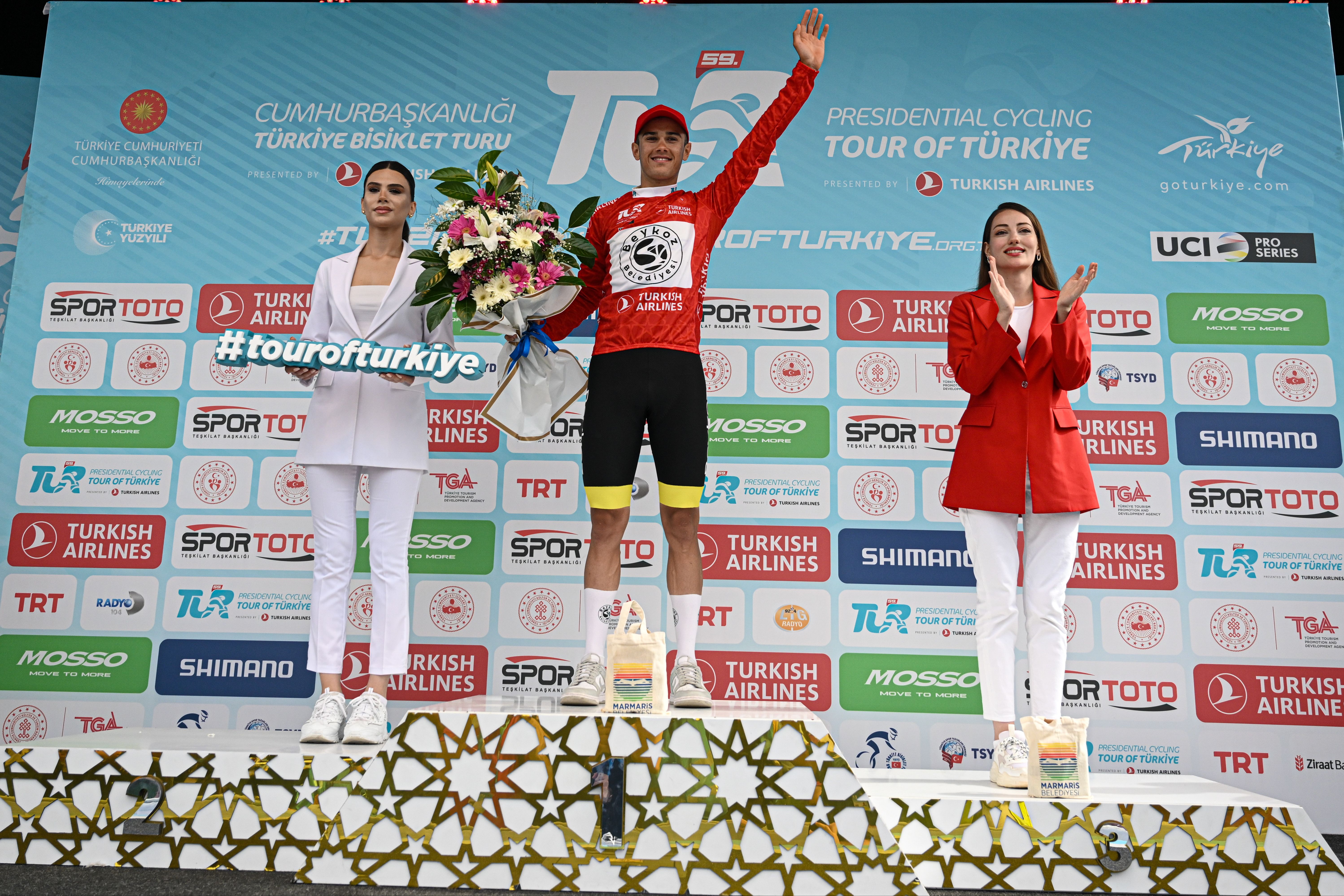 Fethiye - Marmaris etabı şampiyonu Giovanni Lonardi! 59. Cumhurbaşkanlığı Türkiye Bisiklet Turu - 3. Resim