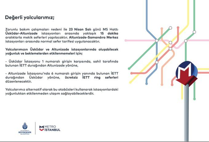 24 Nisan M5 Üsküdar-Samandıra metro hattında yolcusuz iki trenin teması sonucu yaşanan arıza henüz düzelmedi M5 Üsküdar-Samandıra metro hattındaki teknik arıza henüz düzelmedi - 4. Resim