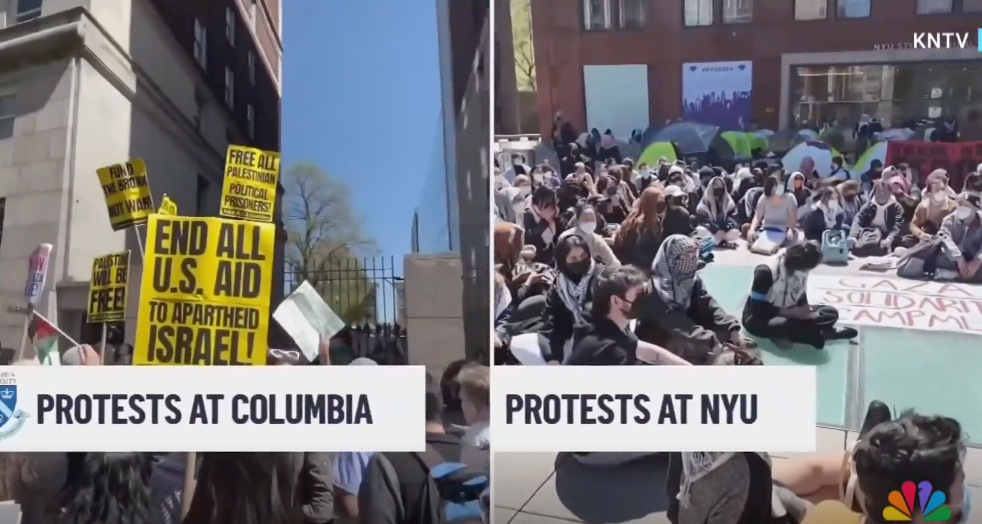 ABD’de üniversitelerde Gazze’ye destek gösterileri sürüyor - 2. Resim