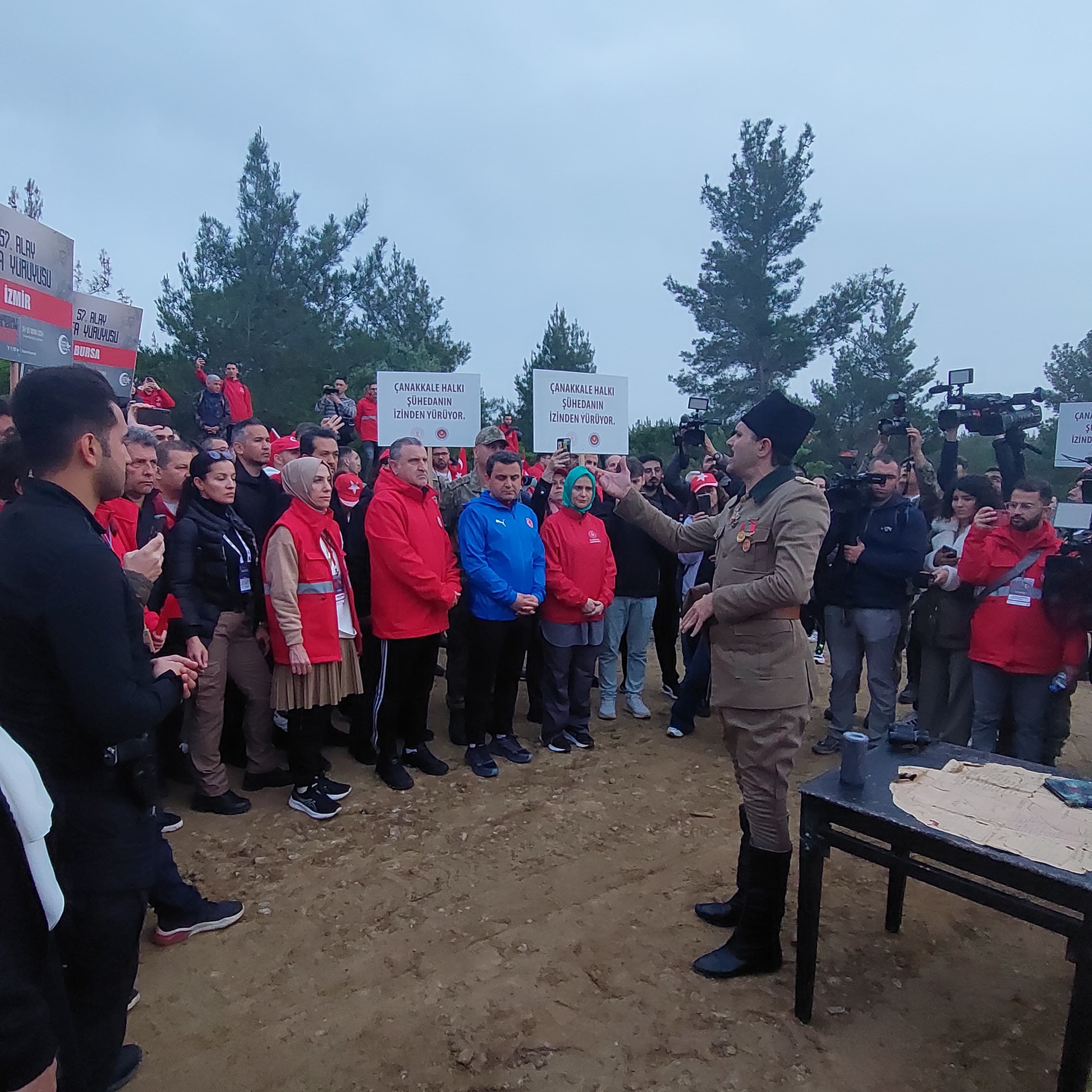 Ben geldim dedem! Kahramanlar "57. Alay Vefa Yürüyüşü" ile anıldı - 2. Resim