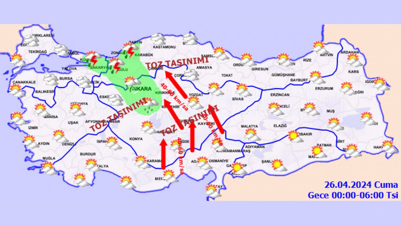 İstanbul, Ankara, Antalya ve birçok ilde sağanak uyarısı verildi İstanbul, Ankara, Antalya ve birçok ilde sağanak uyarısı verildi - 2. Resim