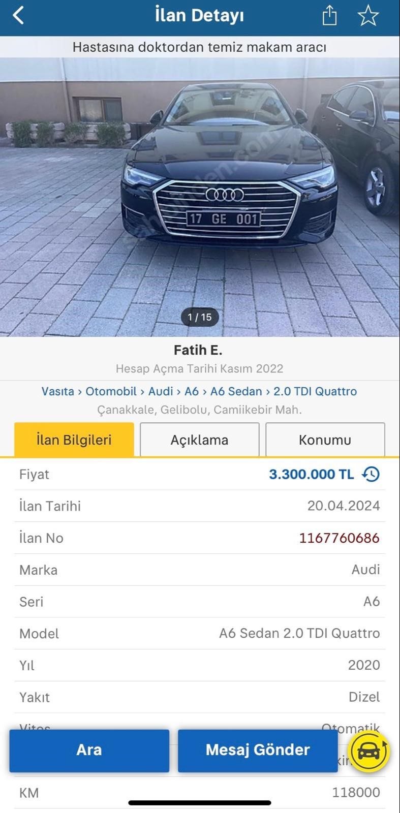 AK Partili başkan 'Çok borç var' deyip makam aracını ilana koydu, kendi arabasını makam aracı yaptı - 4. Resim